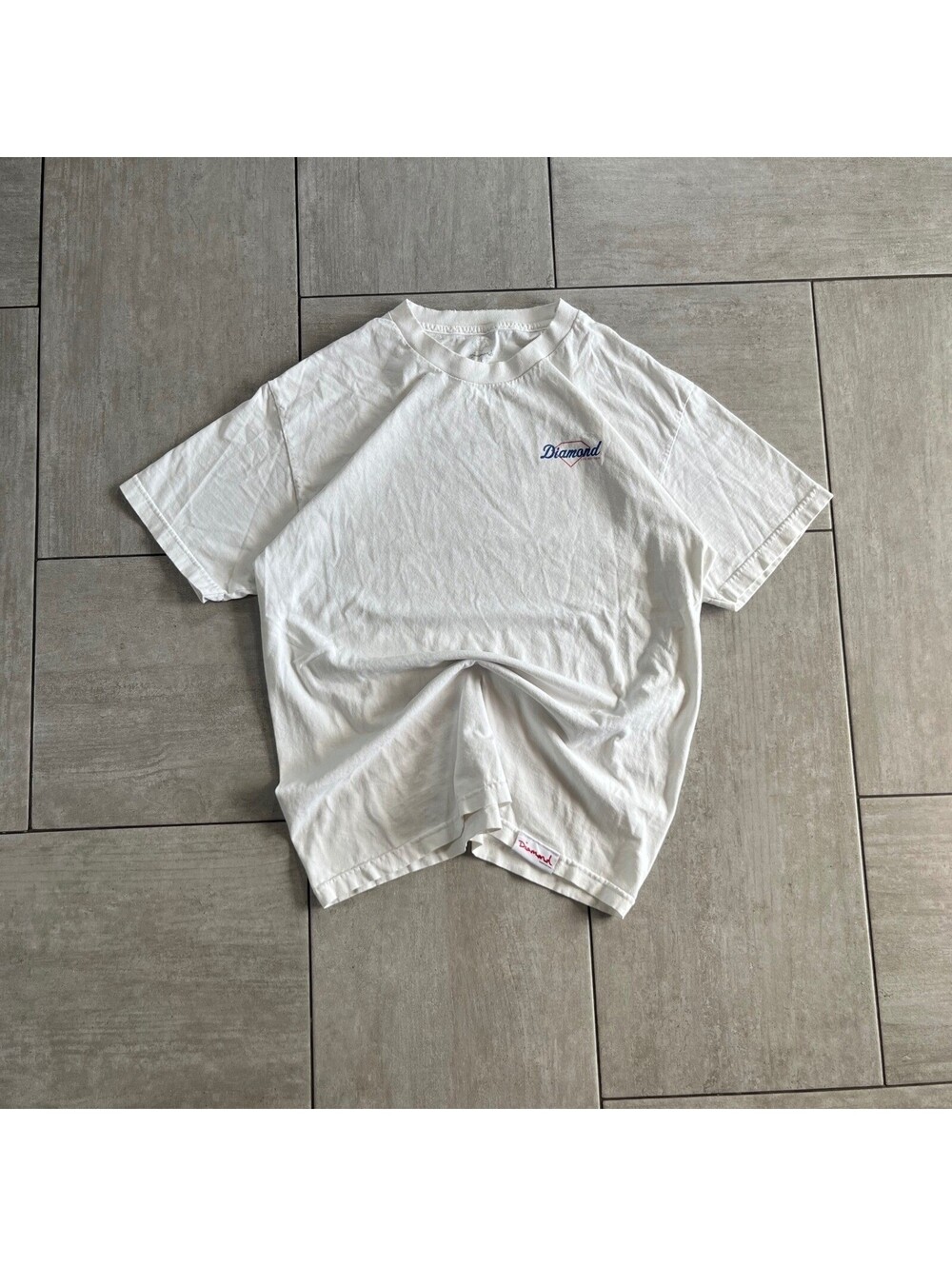 Diamond Supply Co Life Edition White Graphic Skate Tee